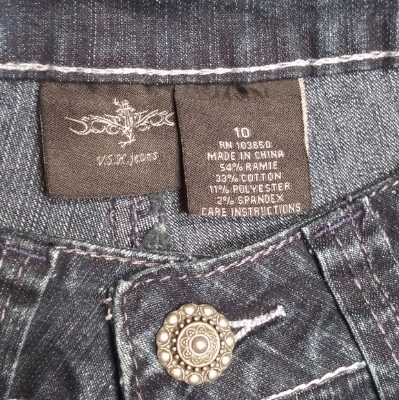 V.S.K. Dark Wash Denim Jeans - Picture 7 of 7